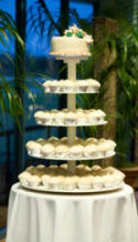 wedding candle cupcake tree